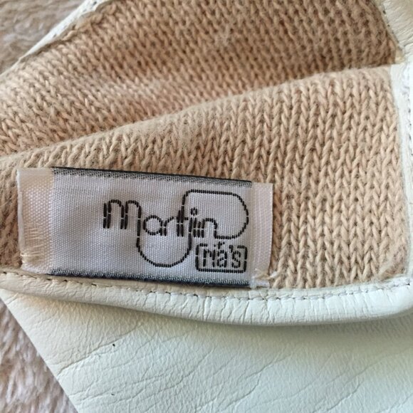 NWT White Leather gloves sz 6.5 - Picture 6 of 10